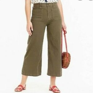 J Crew Point Sur Wide Leg Pants Sz 29